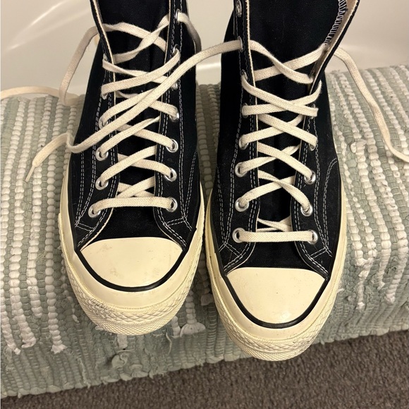 Converse OG Chuck Taylor’s Black and White High-Top Sz 11 Men’s Chuck 70 - Picture 3 of 11